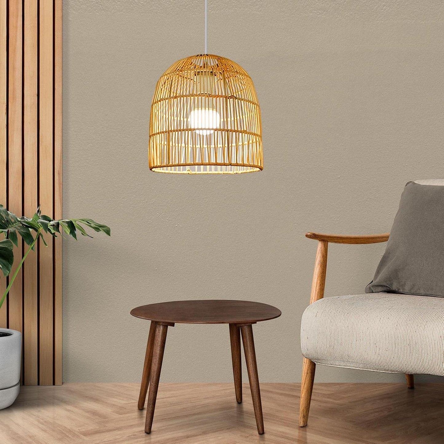 Cage Cane Pendant Lampshade