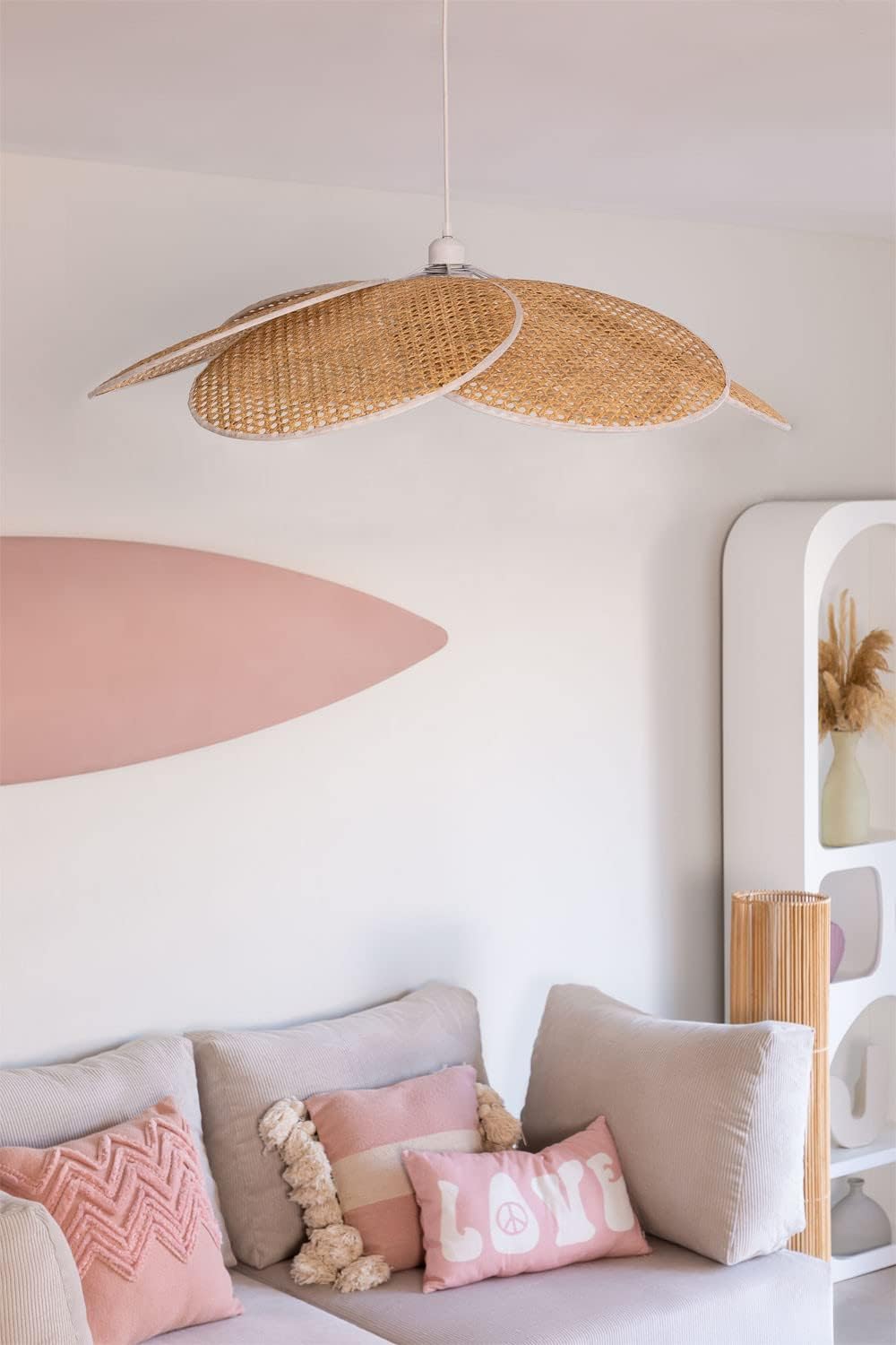 Petals Cane Pendant Lampshades