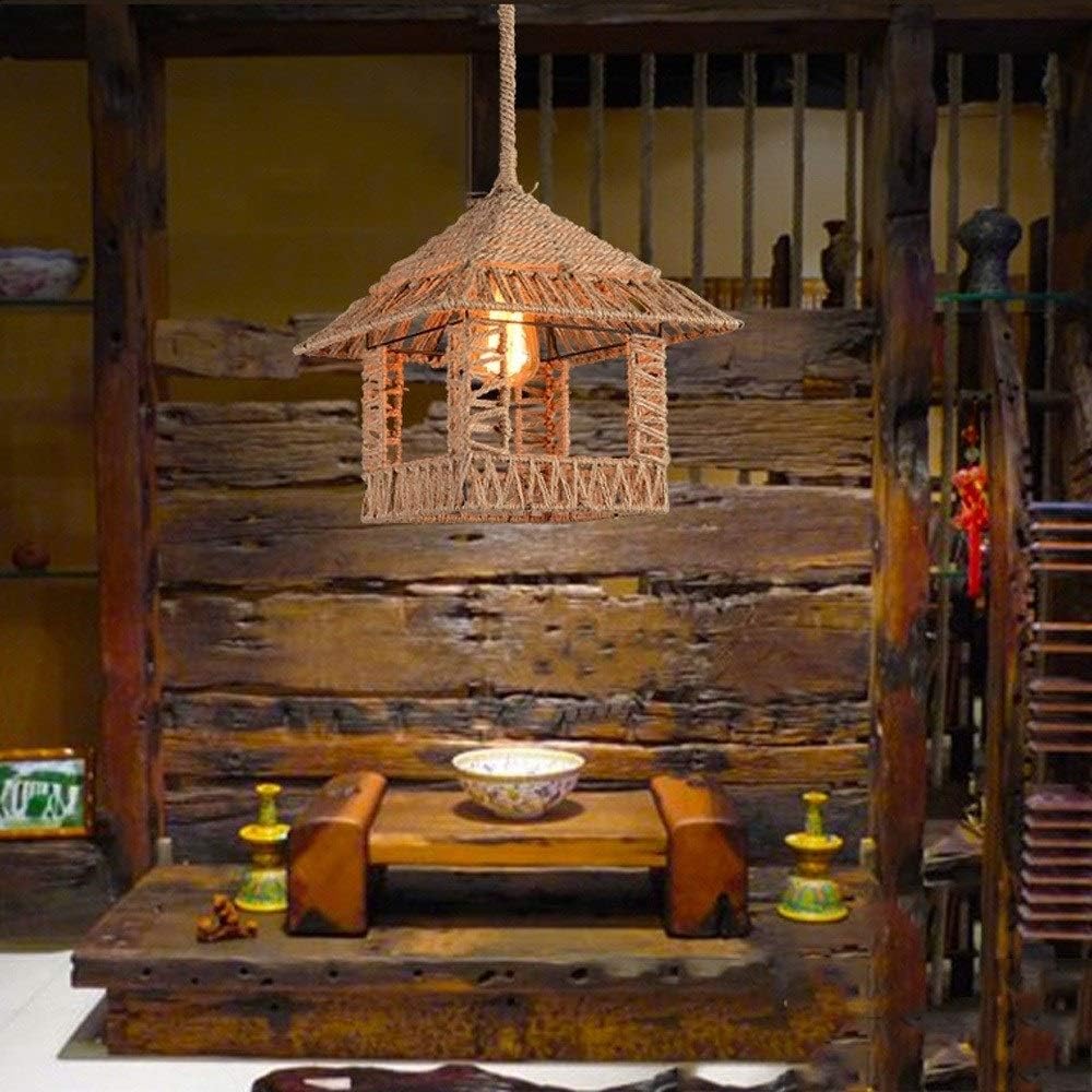 House Jute Hanging Lampshade