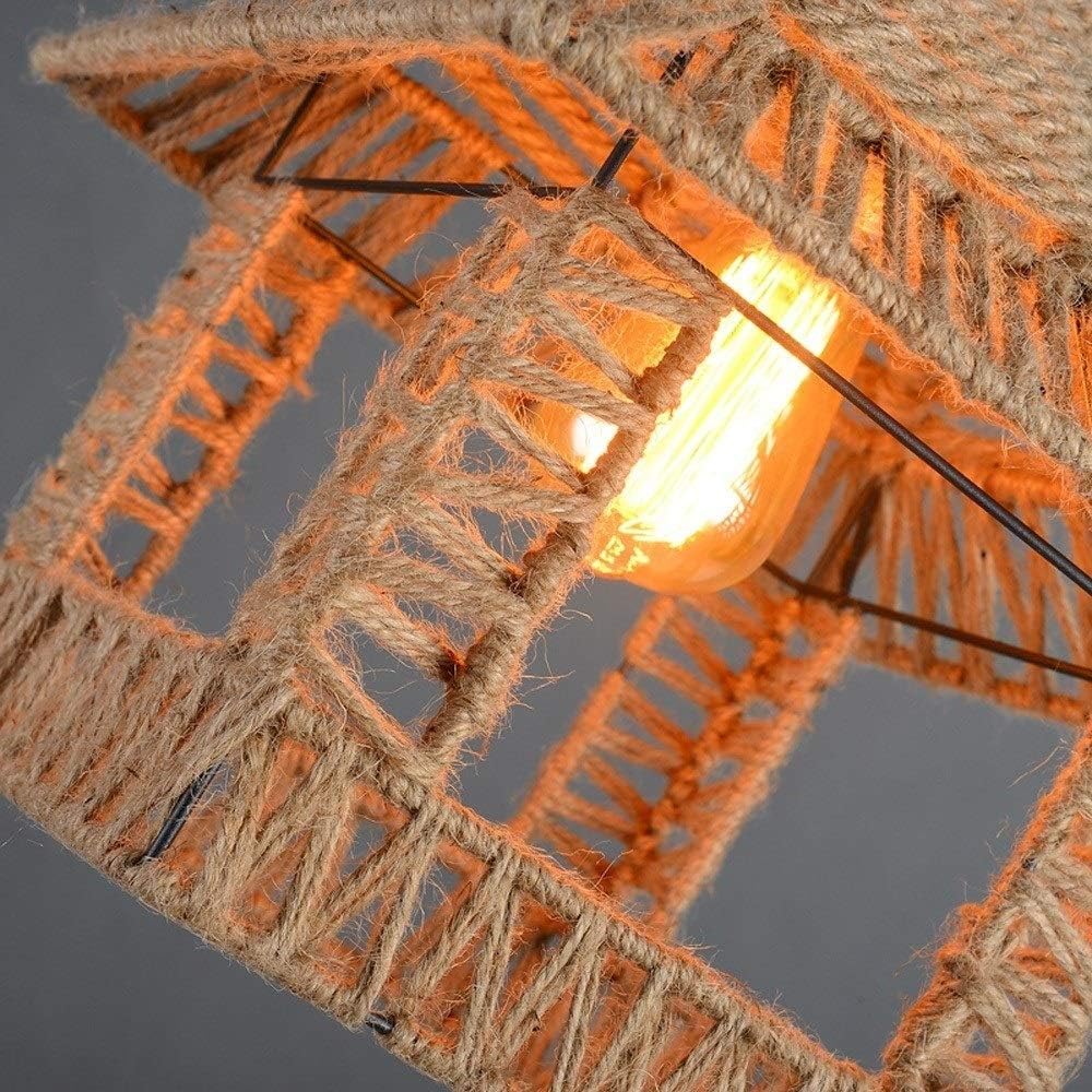 House Jute Hanging Lampshade