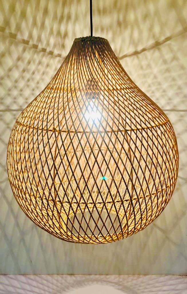 Oval Rattan Lampshade
