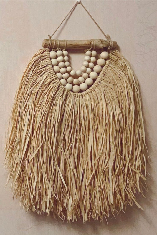 Raffia Wall Hanging Decor