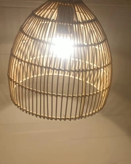 Plain Rattan Pendant Lampshades