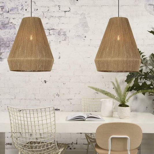 Briolette Jute Pendent Lampshade