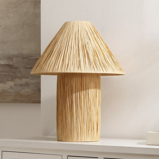 Raffia Table Lampshade