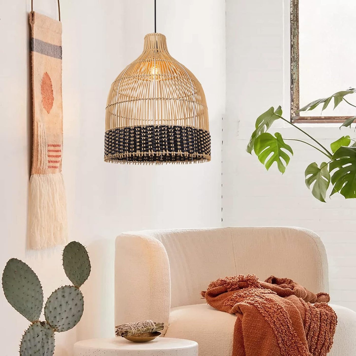 Snifter Rattan Pendent Lampshade
