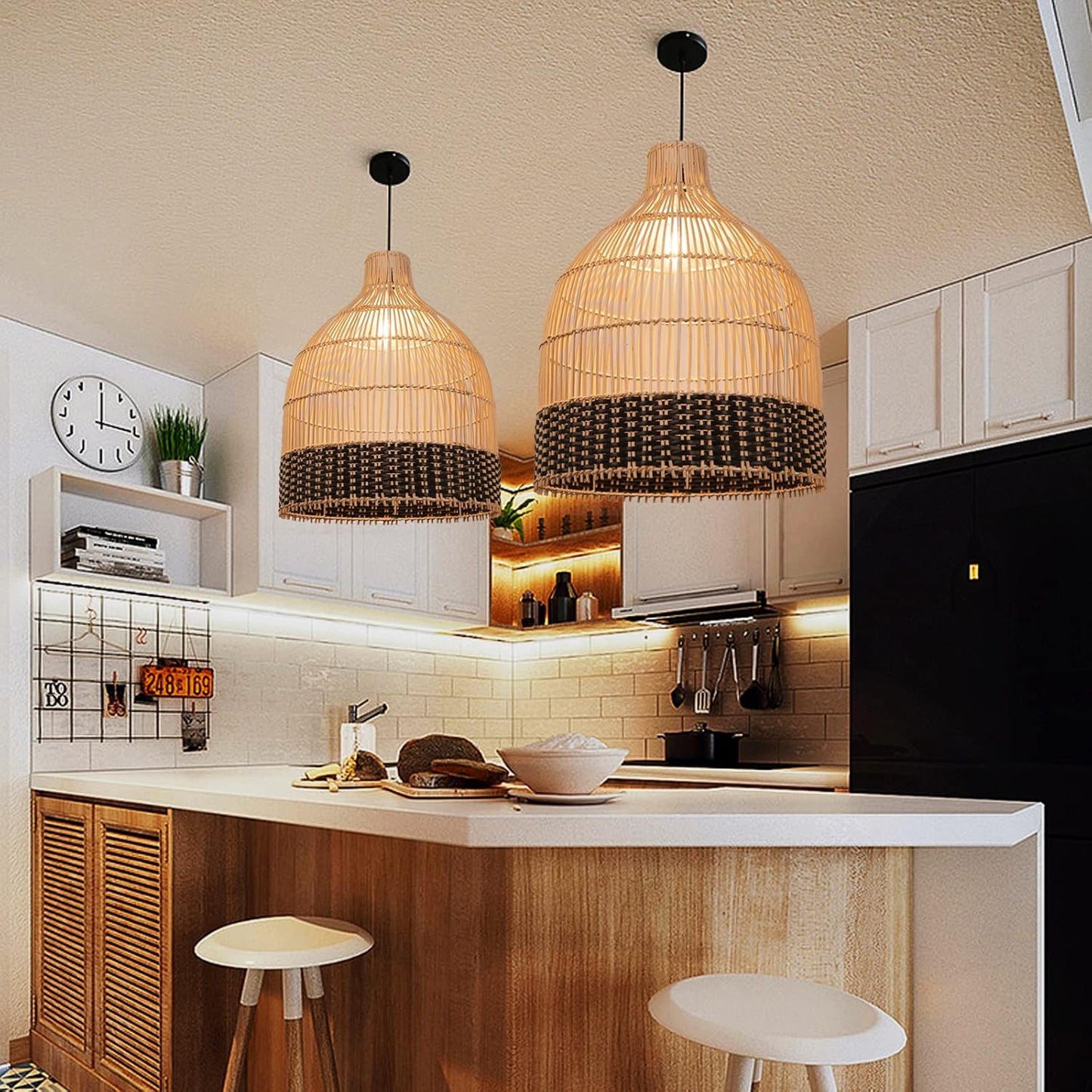 Snifter Rattan Pendent Lampshade