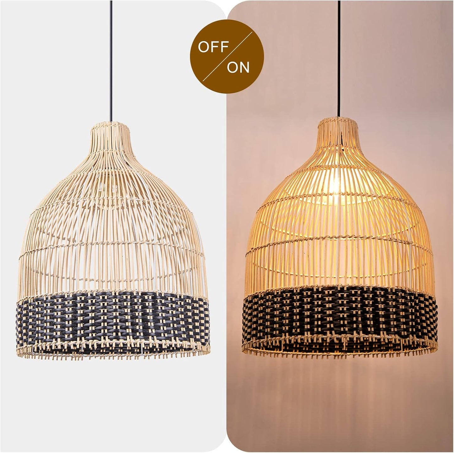 Snifter Rattan Pendent Lampshade