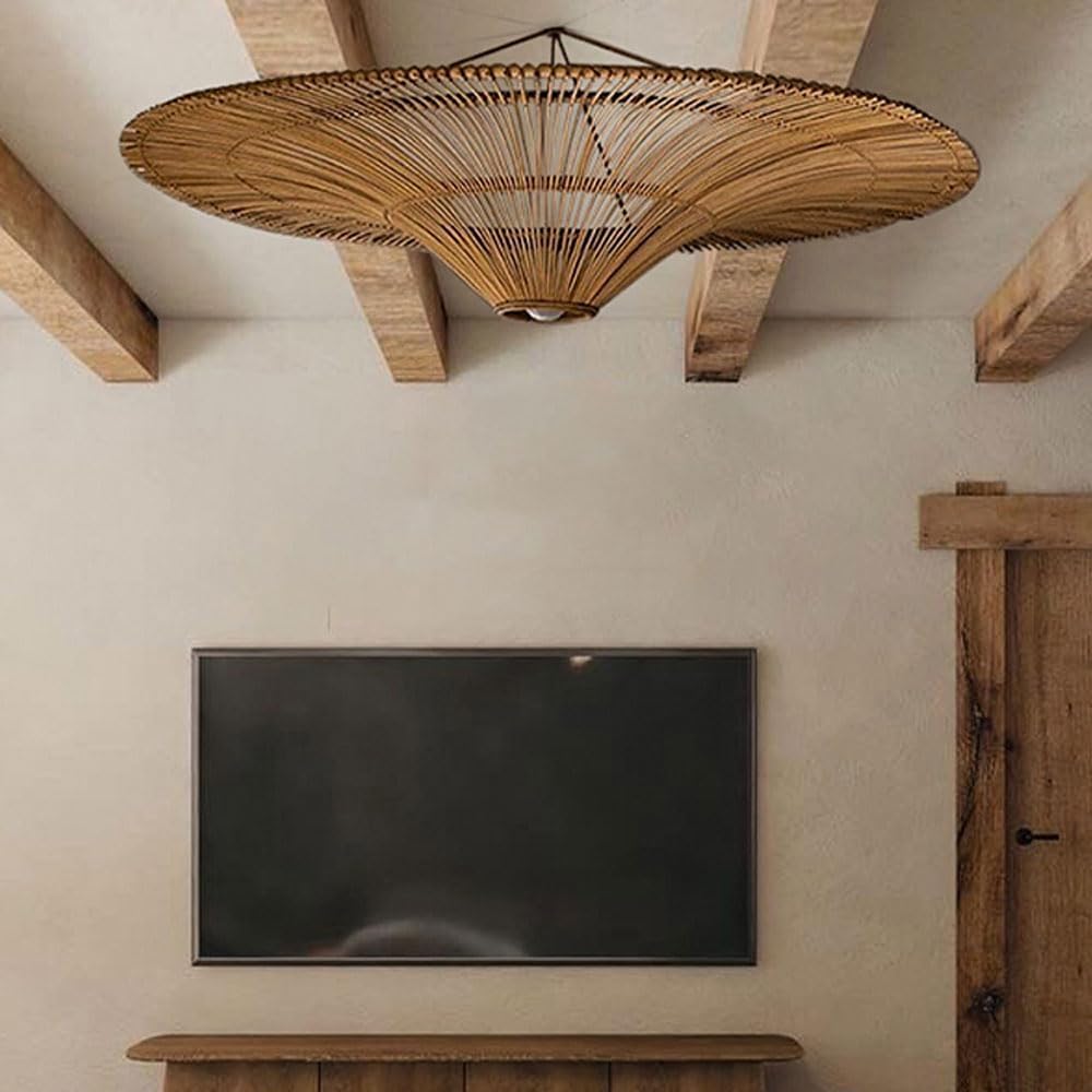 Sunshade Rattan Lampshade