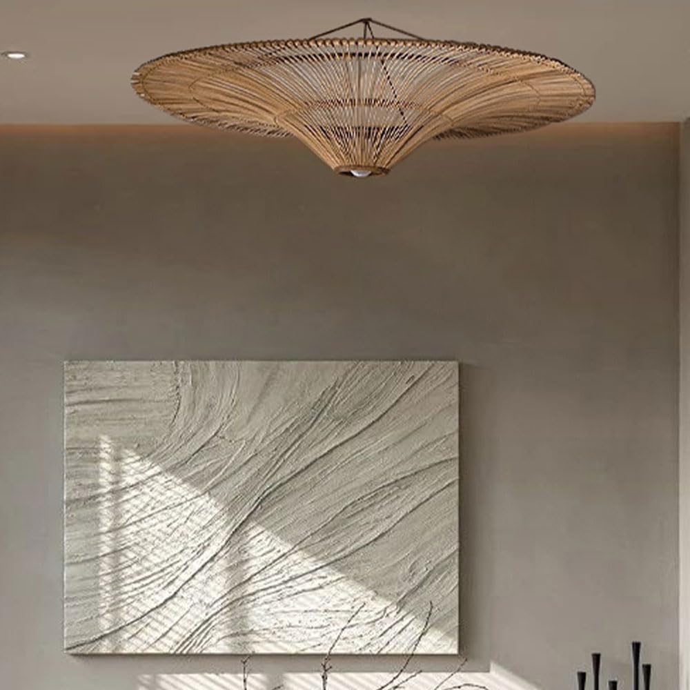 Sunshade Rattan Lampshade