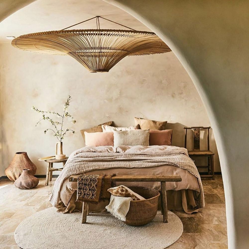 Sunshade Rattan Lampshade