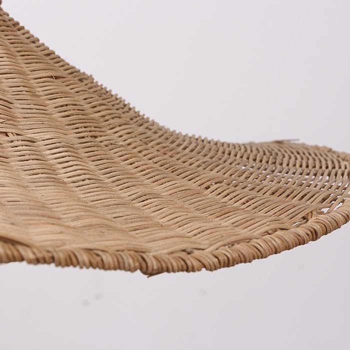 Curved Hat Rattan Pendant Lampshade