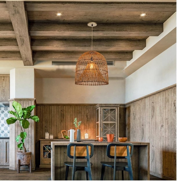 Beaker Cane Lampshade