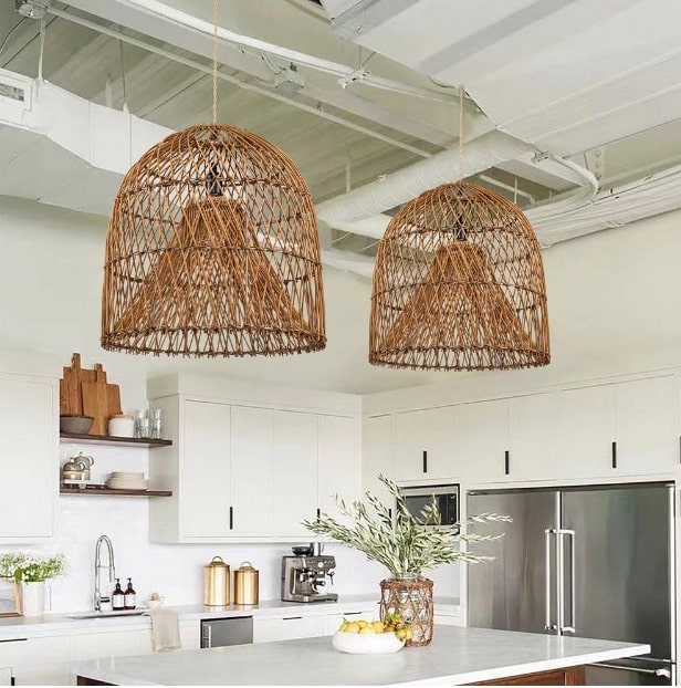 Beaker Cane Lampshade