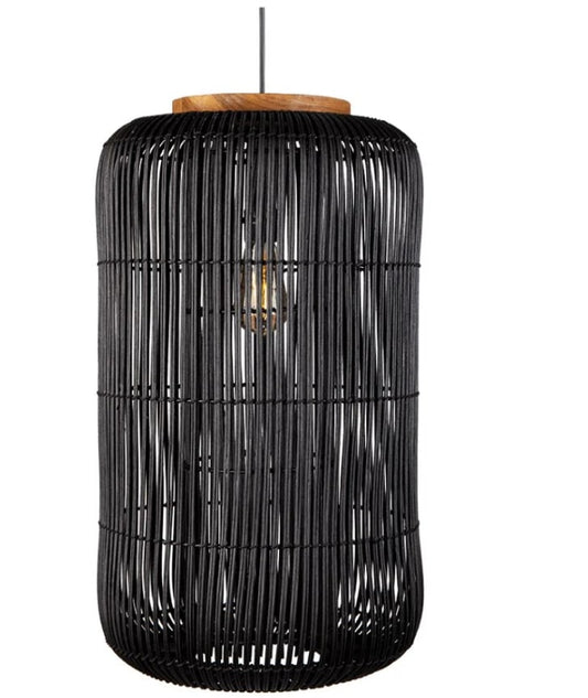 Pumpkin Rattan Pendant Lampshade