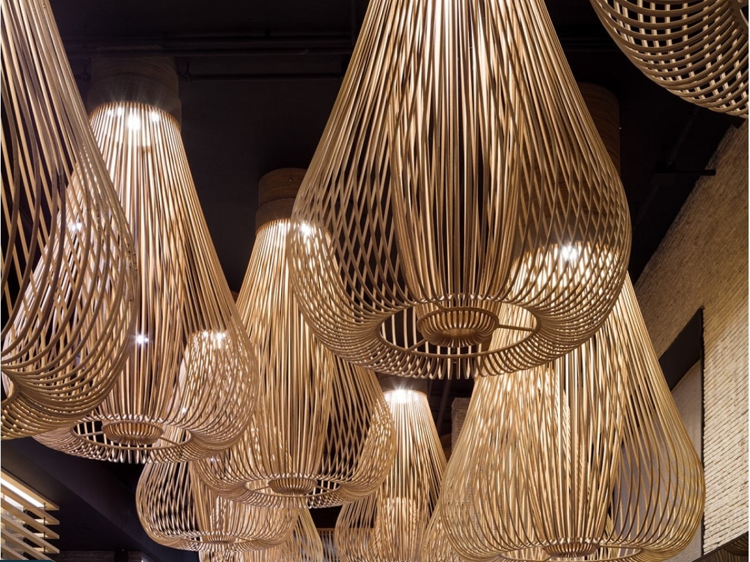 Balloon Rattan Pendant Lampshade