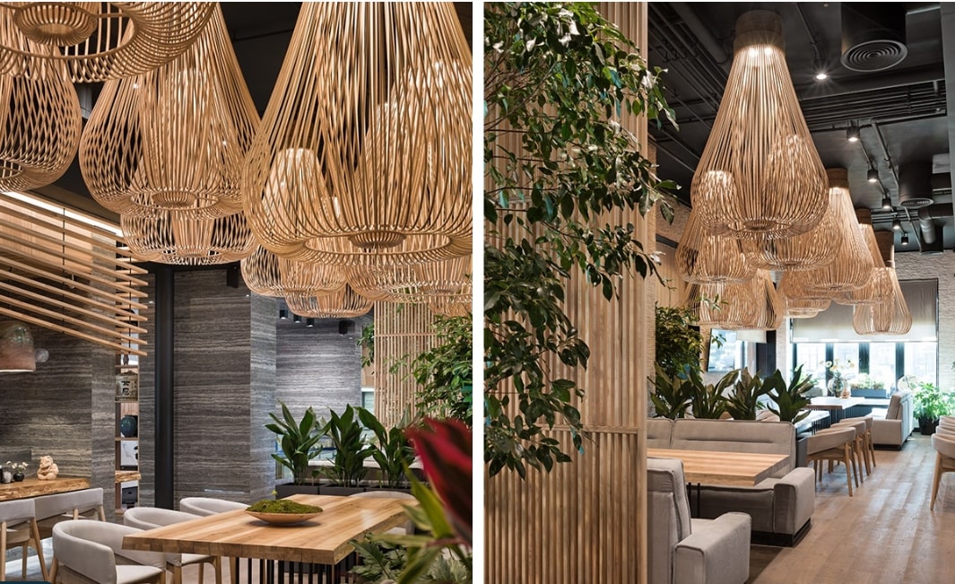 Balloon Rattan Pendant Lampshade