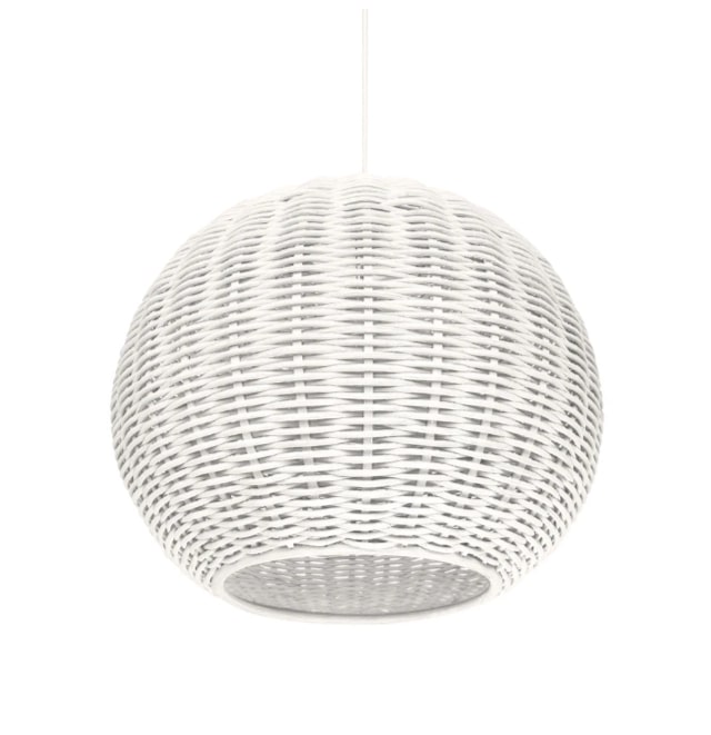 Ball Shaped Rattan Pendent Lampshades
