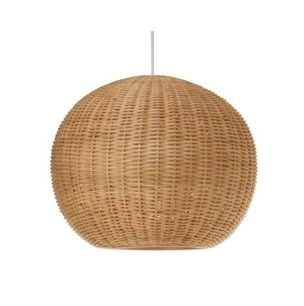 Ball Shaped Rattan Pendent Lampshades