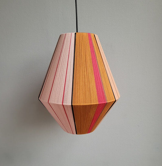 Diamond Shaped Jute Lampshade