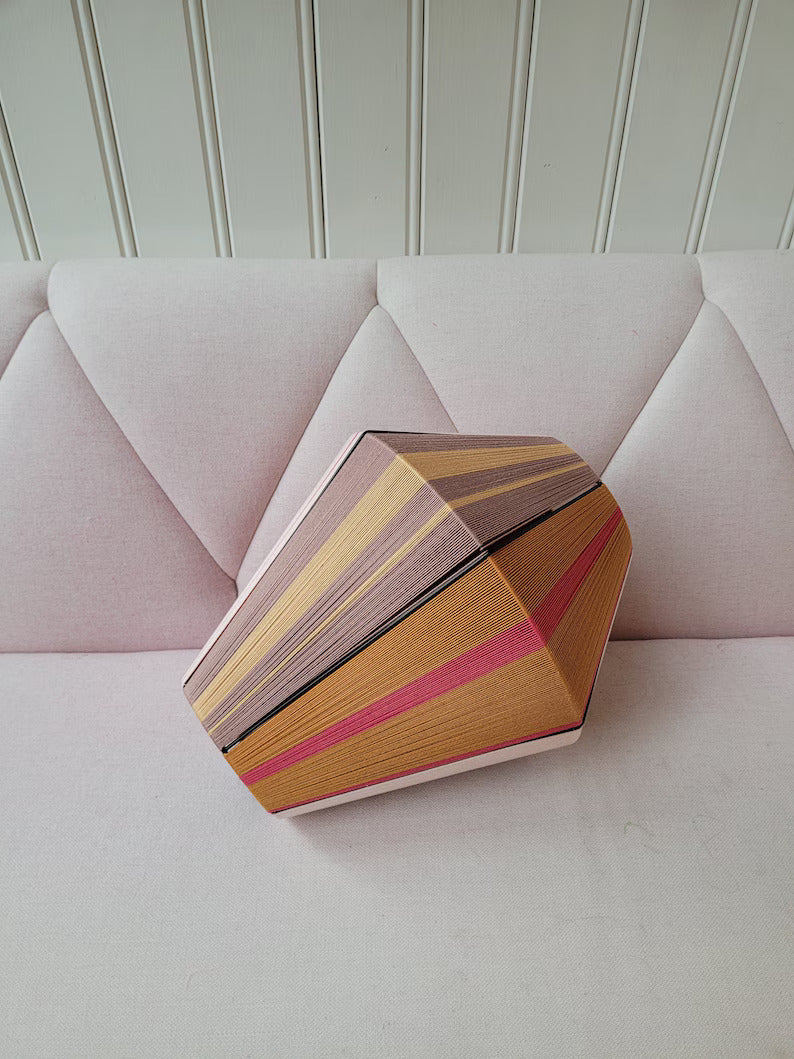 Diamond Shaped Jute Lampshade