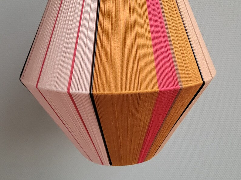 Diamond Shaped Jute Lampshade