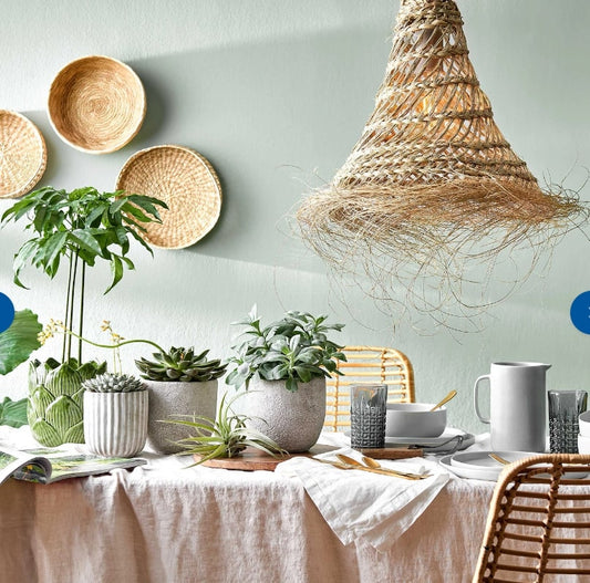 Raffia Hanging Lampshade