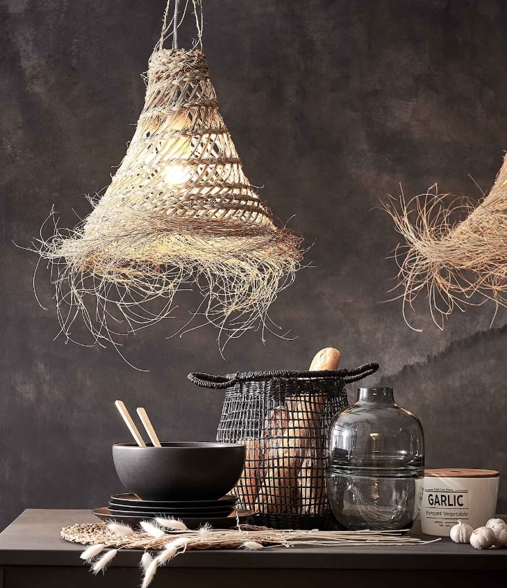 Raffia Hanging Lampshade