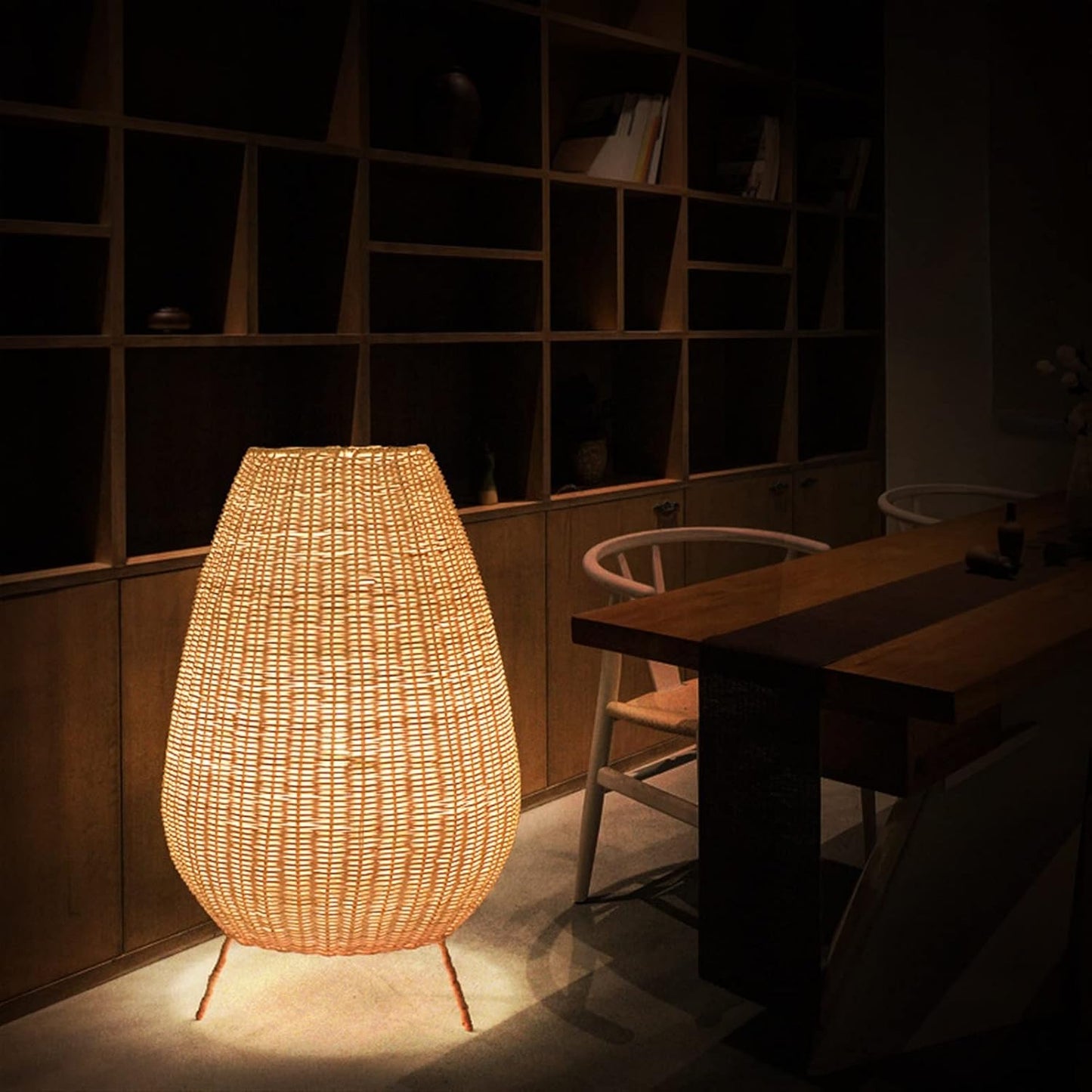 Pot Shaped Floor Lampshade with stand