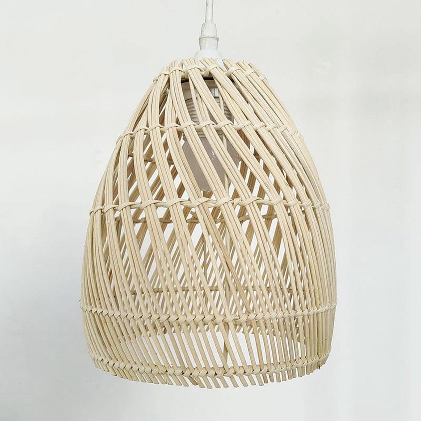 Oval Shaped Designer Rattan Pendant Lampshades