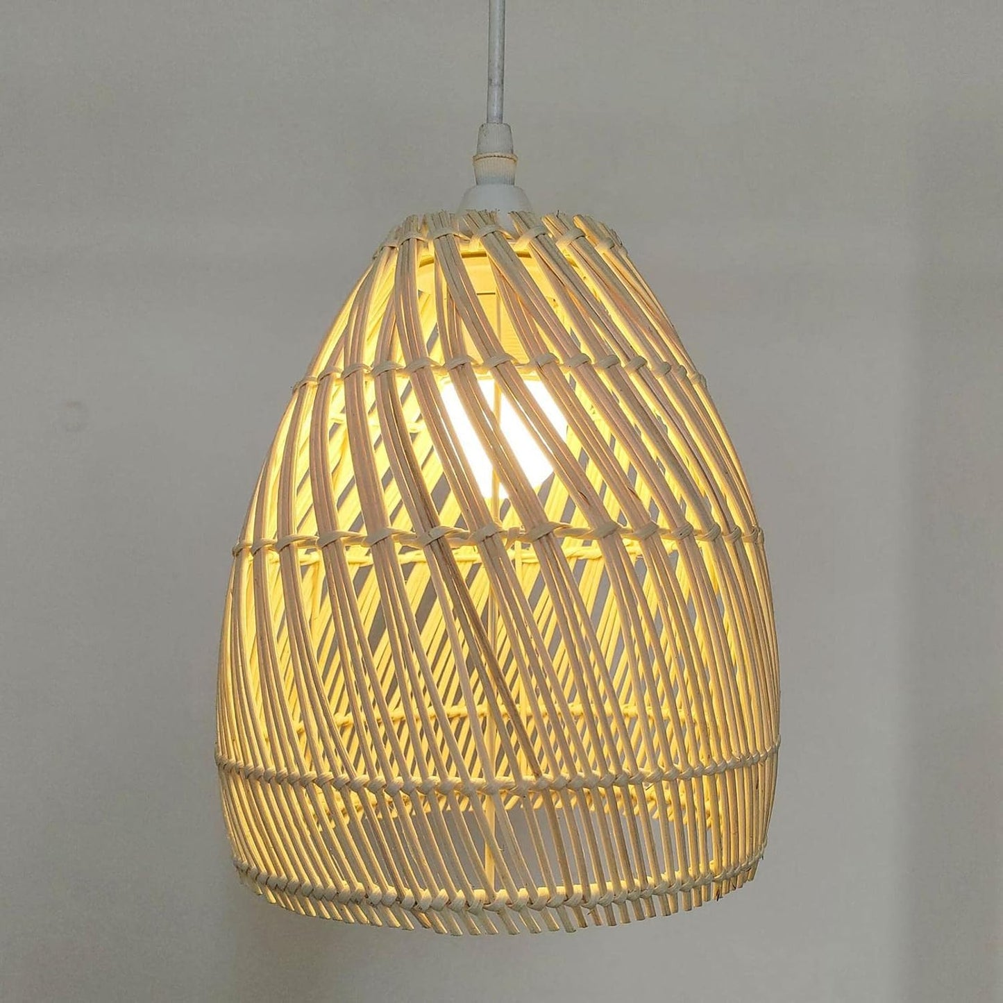 Oval Shaped Designer Rattan Pendant Lampshades