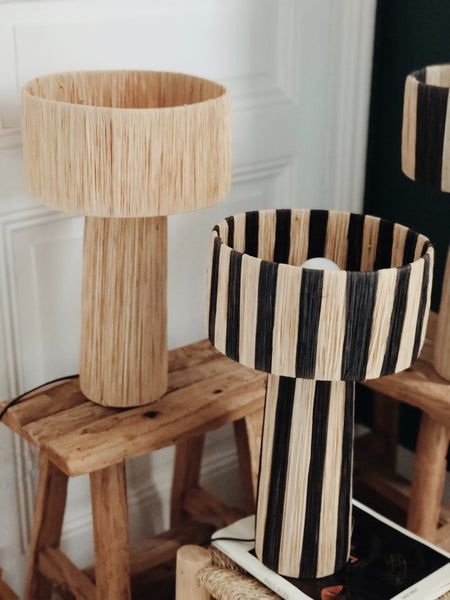 Classy Raffia Table Lampshade
