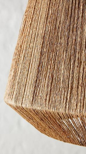 Briolette Jute Pendent Lampshade