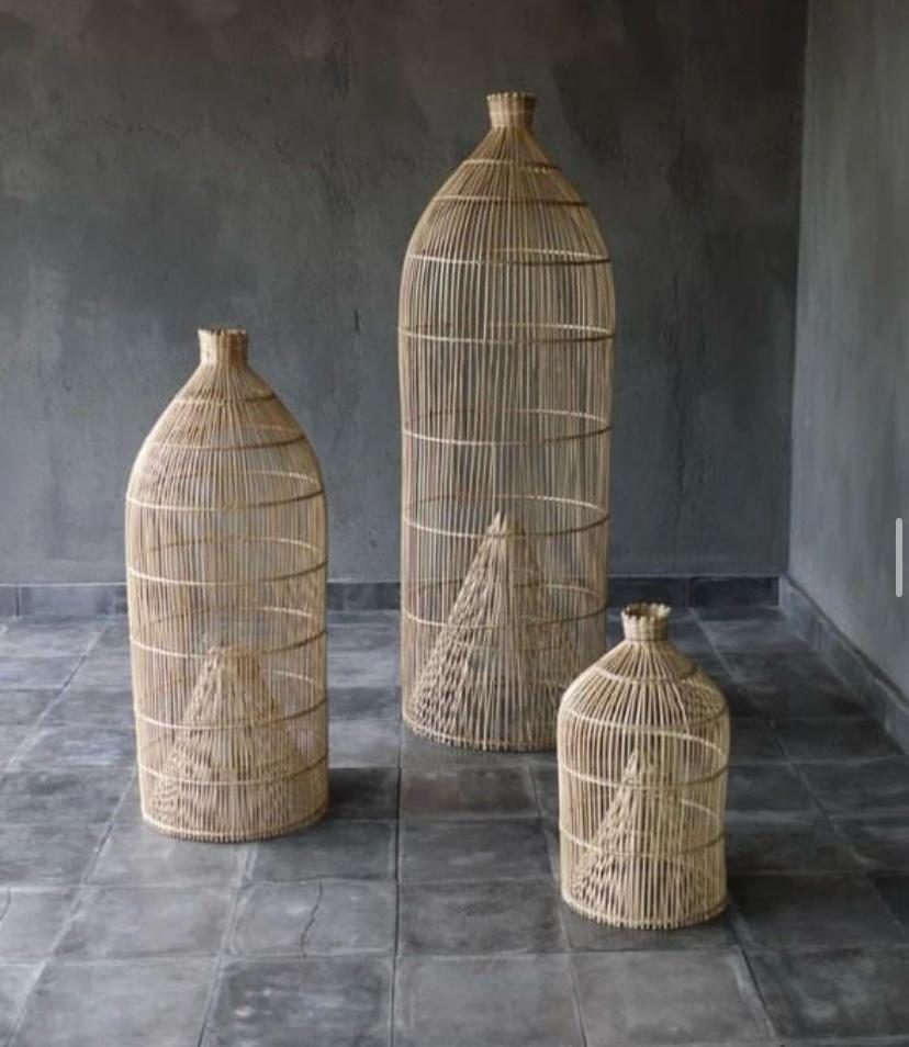 Canister Rattan Pendent Lampshade