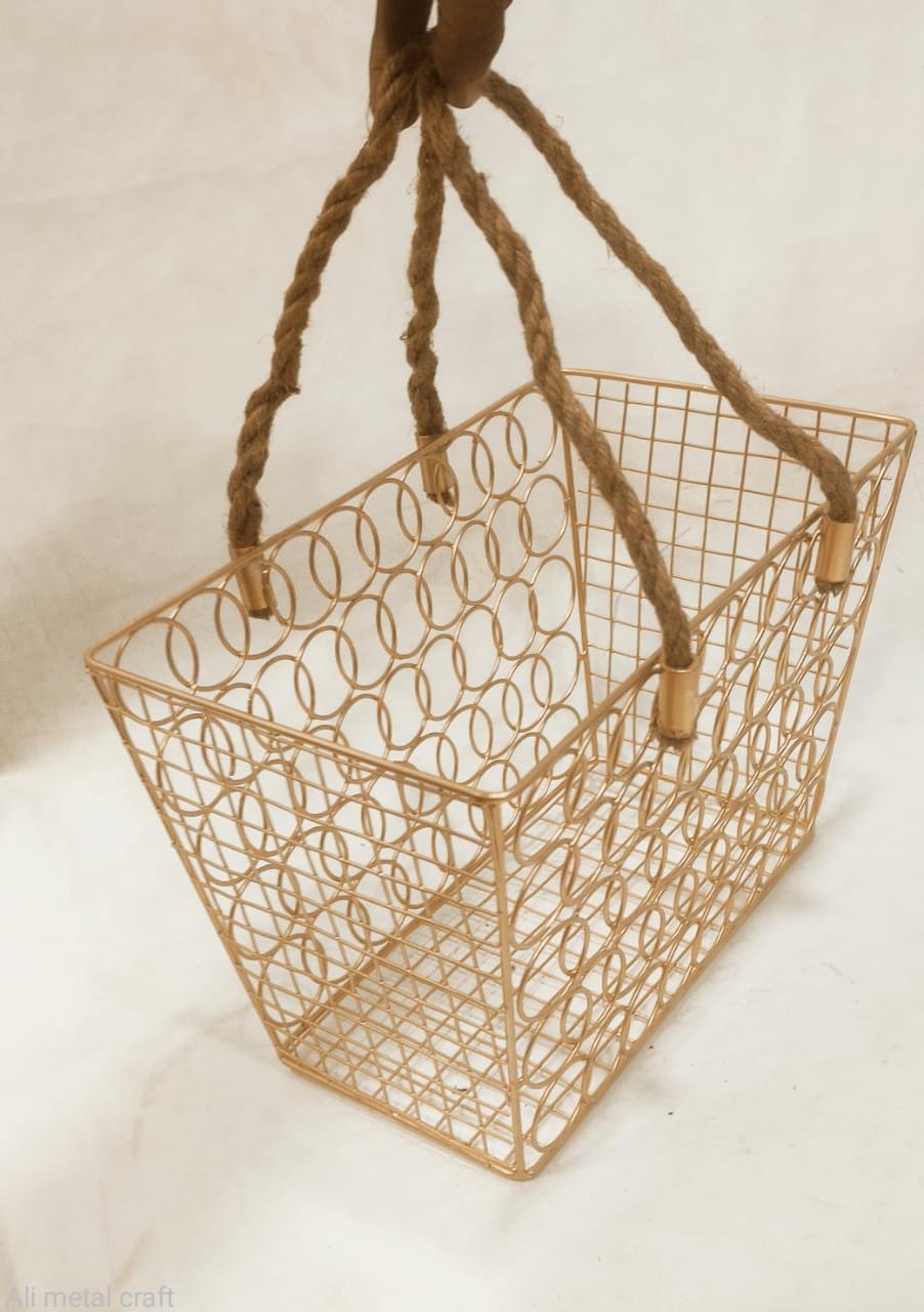 Metal Hamper Basket