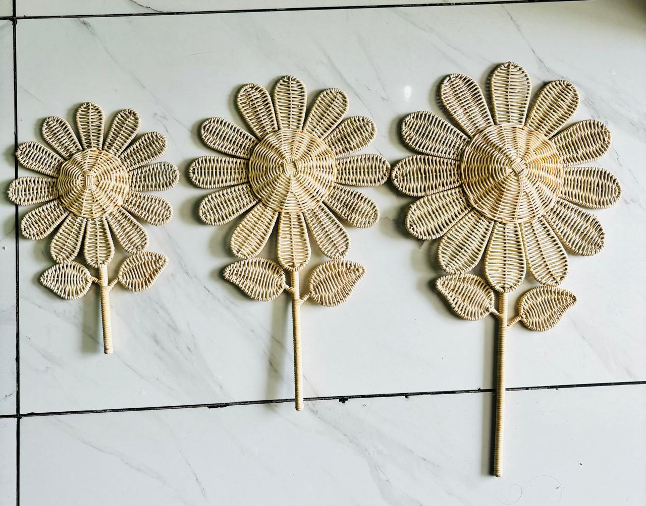 Flower Rattan Wall Decor