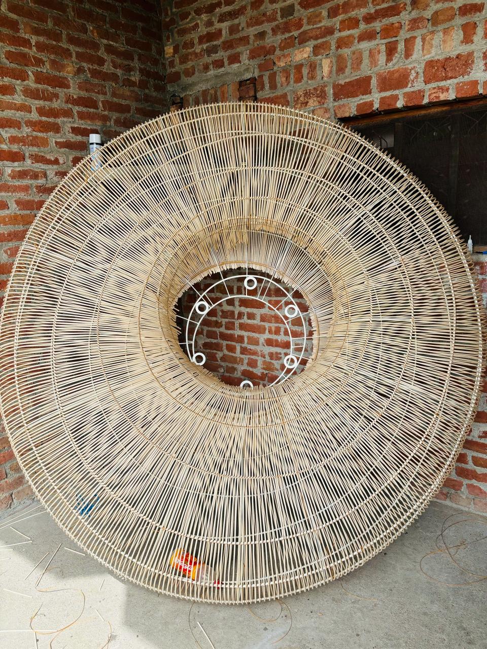 Eyrie Rattan Giant Lampshade