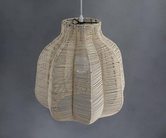Jute Zig Zag Pendant Lampshade