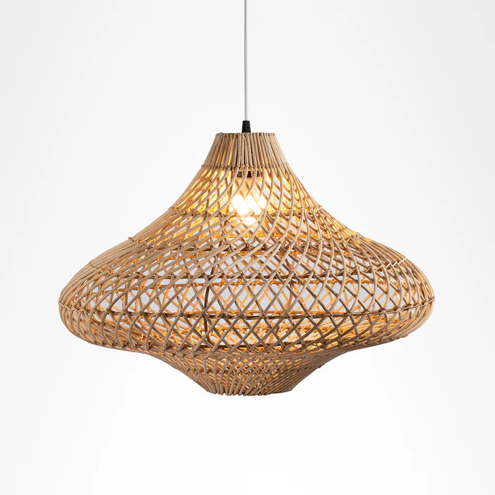 Mushroom Rattan Pendant Lampshade