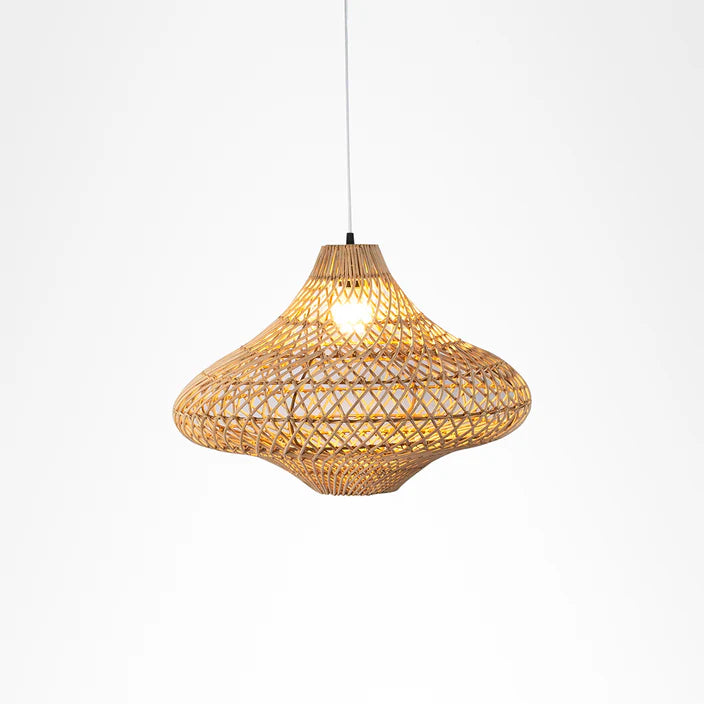 Mushroom Rattan Pendant Lampshade