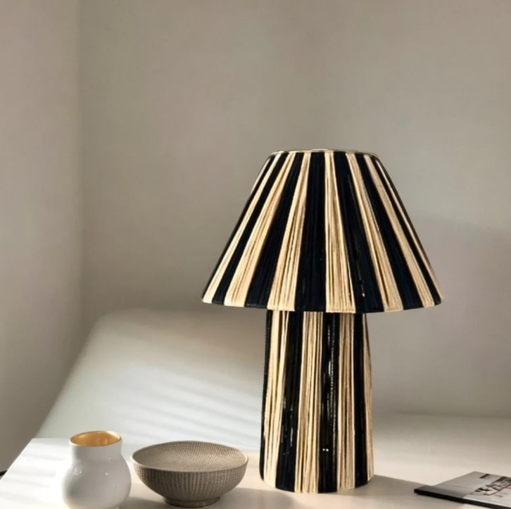 Raffia Table Lampshade