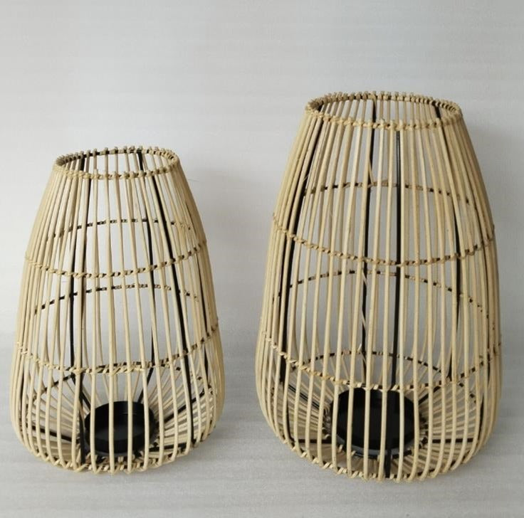 Rattan Iron Candle Holder