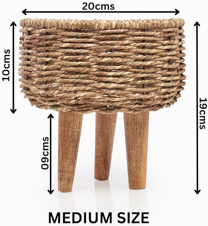 Sea grass Planter Set of Three.