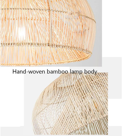 Pavilion Pendant Rattan Lampshade