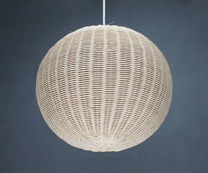 Ball Shaped Rattan Pendent Lampshades
