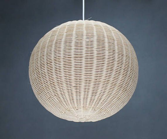 Ball Shaped Rattan Pendent Lampshades