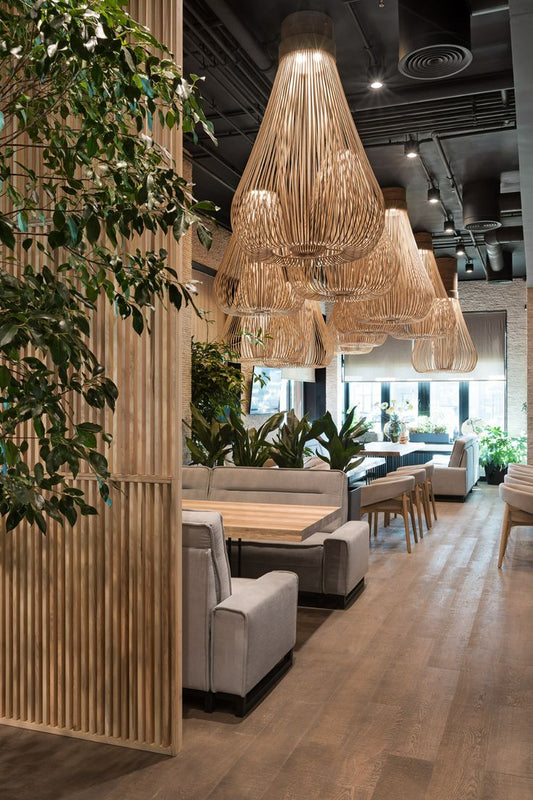 Balloon Rattan Pendant Lampshade