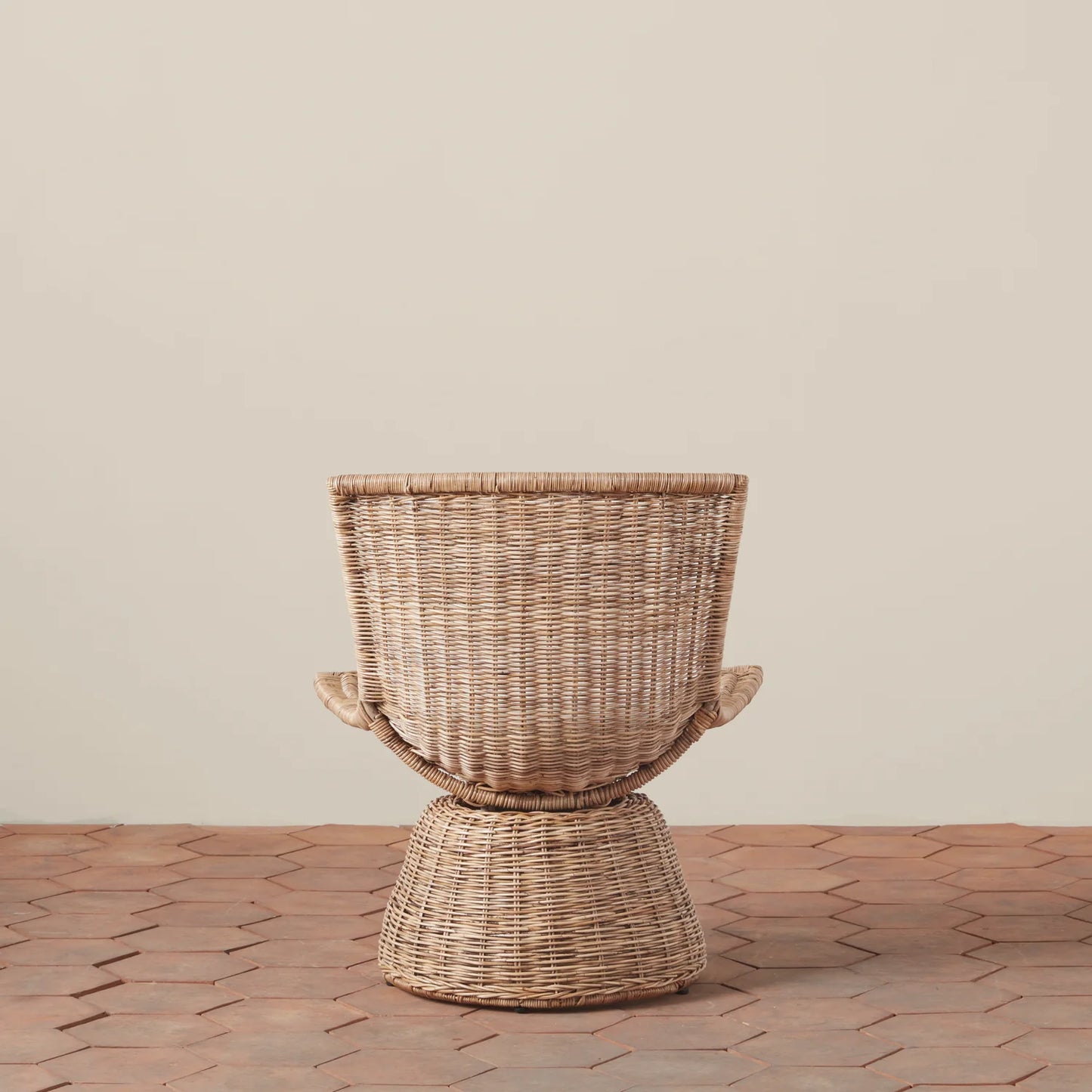 Kaulana Rattan Chair – Natural Color – Handcrafted Sustainable Armchair 2 Chairs.