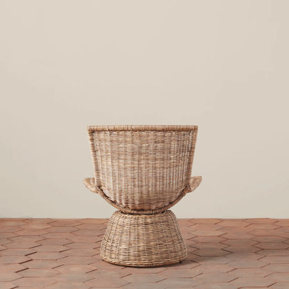 Kaulana Rattan Chair – Natural Color – Handcrafted Sustainable Armchair 2 Chairs.