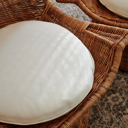 Kaulana Rattan Chair – Natural Color – Handcrafted Sustainable Armchair 2 Chairs.